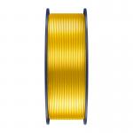 Filament pentru imprimanta 3D Sunlu PLA Plus Silk, Finisaj matasos / lucios, Diametru 1.75mm, 1kg, Gold 6 - lerato.ro