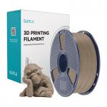 Filament pentru imprimanta 3D Sunlu Wood, Efect de lemn natural, Diametru 1.75mm, 1kg, Maro 3 - lerato.ro