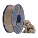 Filament pentru imprimanta 3D Sunlu Wood, Efect de lemn natural, Diametru 1.75mm, 1kg, Maro 6 - lerato.ro