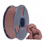 Filament pentru imprimanta 3D Sunlu Wood, Efect de lemn natural, Diametru 1.75mm, 1kg, Cherry Brown 3 - lerato.ro