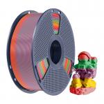 Filament pentru imprimanta 3D Sunlu PLA, Diametru 1.75mm, 1kg, Rainbow 01 3 - lerato.ro