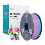 Filament pentru imprimanta 3D Sunlu PLA, Diametru 1.75mm, 1kg, Rainbow 04 4 - lerato.ro