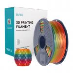 Filament pentru imprimanta 3D Sunlu PLA Transparent, Diametru 1.75mm, 1kg, Rainbow 01 5 - lerato.ro