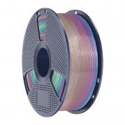 Filament pentru imprimanta 3D Sunlu PLA Transparent, Diametru 1.75mm, 1kg, Rainbow 04