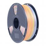Filament pentru imprimanta 3D Sunlu PLA Plus Silk, Finisaj matasos / lucios, Diametru 1.75mm, 1kg, Rainbow 04 2 - lerato.ro