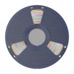 Filament pentru imprimanta 3D Sunlu PLA Plus Silk, Finisaj matasos / lucios, Diametru 1.75mm, 1kg, Rainbow 04 5 - lerato.ro