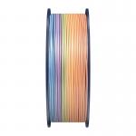 Filament pentru imprimanta 3D Sunlu PLA Plus Silk, Finisaj matasos / lucios, Diametru 1.75mm, 1kg, Rainbow 04 6 - lerato.ro