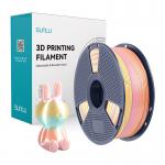 Filament pentru imprimanta 3D Sunlu PLA Plus Silk, Finisaj matasos / lucios, Diametru 1.75mm, 1kg, Rainbow 05 4 - lerato.ro