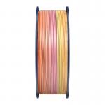 Filament pentru imprimanta 3D Sunlu PLA Plus Silk, Finisaj matasos / lucios, Diametru 1.75mm, 1kg, Rainbow 05 6 - lerato.ro