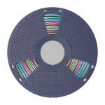 Filament pentru imprimanta 3D Sunlu PLA Plus Silk, Finisaj matasos / lucios, Diametru 1.75mm, 1kg, Rainbow 06 6 - lerato.ro