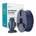 Filament pentru imprimanta 3D Sunlu PLA Plus Silk Dual Color, Finisaj matasos / lucios, Diametru 1.75mm, 1kg, Negru / Albastru 5 - lerato.ro