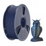 Filament pentru imprimanta 3D Sunlu PLA Plus Silk Dual Color, Finisaj matasos / lucios, Diametru 1.75mm, 1kg, Negru / Albastru 3 - lerato.ro