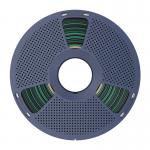 Filament pentru imprimanta 3D Sunlu PLA Plus Silk Dual Color, Finisaj matasos / lucios, Diametru 1.75mm, 1kg, Negru / Verde 4 - lerato.ro