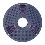 Filament pentru imprimanta 3D Sunlu PLA Plus Silk Dual Color, Finisaj matasos / lucios, Diametru 1.75mm, 1kg, Negru / Mov 4 - lerato.ro