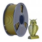 Filament pentru imprimanta 3D Sunlu PLA Plus Silk Dual Color, Finisaj matasos / lucios, Diametru 1.75mm, 1kg, Black / Gold 3 - lerato.ro