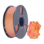 Filament pentru imprimanta 3D Sunlu PLA Plus Silk Dual Color, Finisaj matasos / lucios, Diametru 1.75mm, 1kg, Pink / Gold 3 - lerato.ro