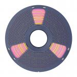 Filament pentru imprimanta 3D Sunlu PLA Plus Silk Dual Color, Finisaj matasos / lucios, Diametru 1.75mm, 1kg, Pink / Gold 4 - lerato.ro