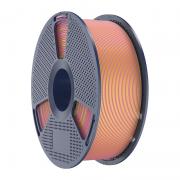Filament pentru imprimanta 3D Sunlu PLA Plus Silk Dual Color, Finisaj matasos / lucios, Diametru 1.75mm, 1kg, Pink / Gold