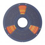 Filament pentru imprimanta 3D Sunlu PLA Plus Silk Dual Color, Finisaj matasos / lucios, Diametru 1.75mm, 1kg, Red / Gold 4 - lerato.ro
