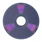 Filament pentru imprimanta 3D Sunlu PLA Plus Silk Dual Color, Finisaj matasos / lucios, Diametru 1.75mm, 1kg, Rosu / Albastru 4 - lerato.ro