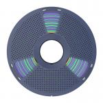 Filament pentru imprimanta 3D Sunlu PLA Plus Silk Dual Color, Finisaj matasos / lucios, Diametru 1.75mm, 1kg, Verde / Mov 4 - lerato.ro