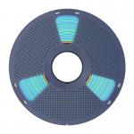 Filament pentru imprimanta 3D Sunlu PLA Plus Silk Dual Color, Finisaj matasos / lucios, Diametru 1.75mm, 1kg, Albastru / Verde 4 - lerato.ro