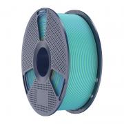 Filament pentru imprimanta 3D Sunlu PLA Plus Silk Dual Color, Finisaj matasos / lucios, Diametru 1.75mm, 1kg, Albastru / Verde