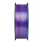 Filament pentru imprimanta 3D Sunlu PLA Plus Silk, Finisaj matasos / lucios, Diametru 1.75mm, 1kg, Rainbow 02 6 - lerato.ro