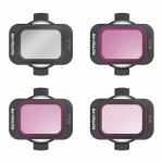 Set de 4 filtre Sunnylife MCUV ND 8/16/32, pentru DJI Avata 2, Negru 2 - lerato.ro