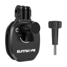 Camere video/foto si accesorii, Suport prindere parbriz motocicleta Sunnylife pentru camere video sport, Negru, lerato.ro