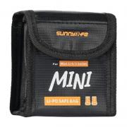 Husa transport Sunnylife N5P-DC084 compatibila cu DJI Mini 5 Pro, 95 × 86 × 63 mm, Capacitate 2 baterii, Negru