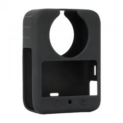 Carcasa protectie din silicon cu capac pentru obiectiv Sunnylife SG034 compatibila cu DJI Osmo 360, Negru