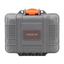 Geanta transport rigida Sunnylife AQX-28 pentru camere sport DJI Osmo Action 6, Gri