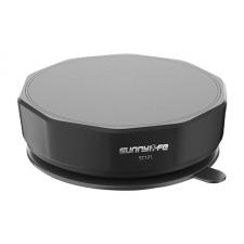 Suport cu ventuza Sunnylife SC121 pentru camere video sport, Placa magnetica pentru fixarea camerei, Negru