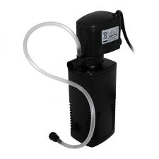 Pompa cu filtru SunSun JP-022F pentru acvarii, 8W, Debit maxim 600 l/h, Inaltime maxima ridicare 1m, Mentine oxigenarea apei, Negru