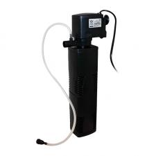 Pompa cu filtru SunSun JP-023F pentru acvarii, 16W, Debit maxim 1000 l/h, Inaltime maxima ridicare 1.3m, Mentine oxigenarea apei, Negru