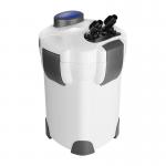 Filtru extern SunSun HW-302 pentru acvarii cu apa dulce / sarata, Putere 18W, Debit maxim 1000 l/h, Filtrare in 3 etape, Alb 2 - lerato.ro