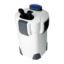 Filtru extern SunSun HW-304A pentru acvarii cu apa dulce / sarata, Putere 55W, Debit maxim 2000 l/h, Filtrare in 3 etape, Alb