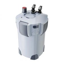Filtru extern SunSun HW-403B pentru acvarii cu apa dulce / sarata, Putere 35W, Debit maxim 1400 l/h, Lampa UV-C 9W, Gri