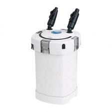 Filtru extern SunSun HW-502 pentru acvarii cu apa dulce / sarata, Putere 6W, Debit maxim 600 l/h, Capacitate acvariu 60 l, Alb