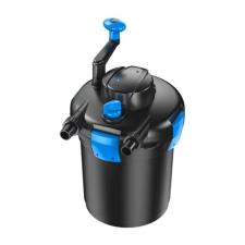 Filtru sub presiune SunSun CPF-1500 pentru iazuri, Putere lampa UV 9W, Debit maxim 4000 l/h, Capacitate iaz 2000 l, Negru