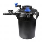 Filtru sub presiune SunSun CPF-10000 pentru iazuri, Putere lampa UV 11W, Debit maxim 10000 l/h, Capacitate iaz 12000 l, Negru 3 - lerato.ro
