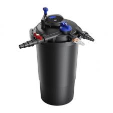 Filtru sub presiune SunSun CPF-20000 pentru iazuri, Putere lampa UV 18W, Debit maxim 10000 l/h, Capacitate iaz 30000 l, Negru