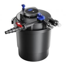 Filtru sub presiune SunSun CPF-20000 pentru iazuri, Putere lampa UV 36W, Debit maxim 12000 l/h, Capacitate iaz 40000 l, Negru