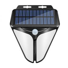 Lampa LED pentru exterior cu panou solar Superfire FF11-F, Senzor de miscare, 6500K, 280lm, 1500 mAh, IP54, Negru