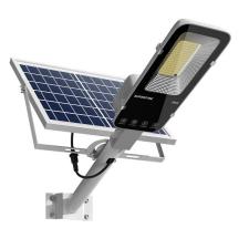 Lampa LED pentru exterior cu panou solar Superfire FF5-A, cu telecomanda si suport, 63W, 500lm, 50m², 5000 mAh, IP65, ideala pentru eficienta energetica, Alb