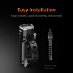 Lumina bicicleta Superfire BL10-X, LED, 5W, 1500 mAh, incarcare USB, functie lanterna, IP43, Negru 5 - lerato.ro