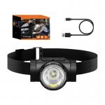 Lanterna frontala Superfire HL96, LED, Baterie 18650, incarcare USB, IP43, Negru 5 - lerato.ro