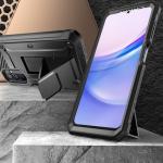 Carcasa 360 grade Supcase Unicorn Beetle Pro compatibila cu Samsung Galaxy A15 4G / A15 5G, Protectie display, Negru 5 - lerato.ro