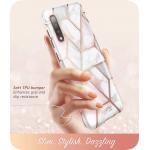 Carcasa stylish Supcase Cosmo Samsung Galaxy A50/A50s/A30s cu protectie display, Marble